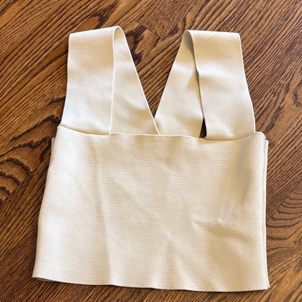 Elegant Cream Women's Top